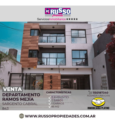 Venta De Departamento 3 Ambientes Ramos Mejía