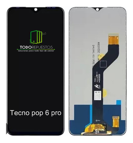 Pantalla Display Celular Tecno Pop 6 Pro