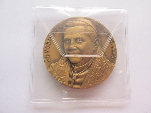Antigua Medalla Papa Benedicto Xvi Vaticano Roma Muy Escasa (Usado)