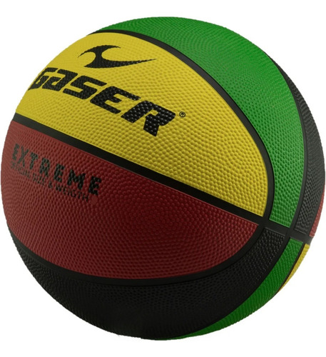 Balón Basketball Gaser Stars Multicolor Hule No. 5 Color Multi