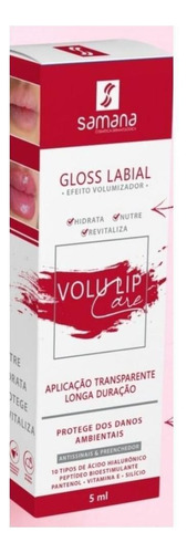 Volu Lip Care Gloss Labial 5ml - Samana Cor Outro