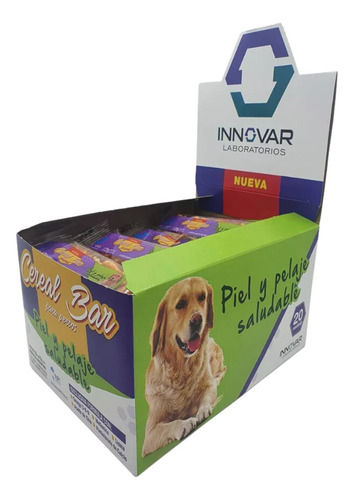 Golosinas Perros Premio Pack 10 Cereal Bar Pelaje Saludable 