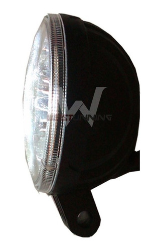 Juego X2 Faro Auxiliar Luz Blanca 12v 4 Led Lupa 12w 3000lum