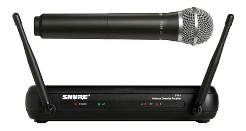 Microfone De Mão Shure Sem Fio Svx24br / Pg58-j9