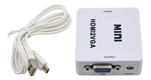 Encienda la salida HDMI del portátil Ps4 Ps3 en el monitor Vga HDMI2VGA
