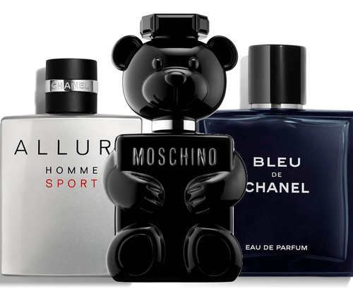 Kit Perfumes (bleu Chanel 100ml + Allure Home Sport 100ml +