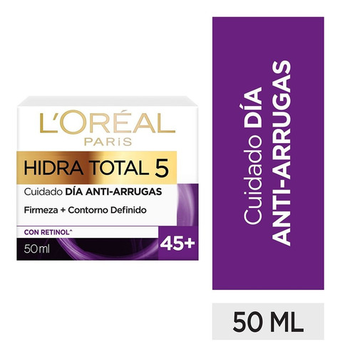 L'oréal Paris Crema  Día Anti-arrugas +45 Hidra-total 5 50ml