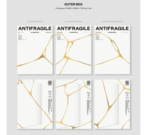 Disco Le Sserafim- Antifragile Ver. Random