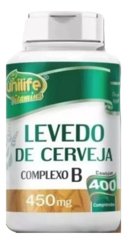 Levadura De Cerveza + Complejo B Con 400 Comprimidos