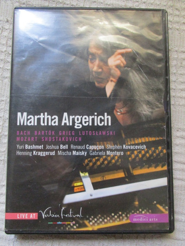 Imagen 1 de 4 de Martha Argerich Live Verbier Festival 2007 Bach Bartók Grieg