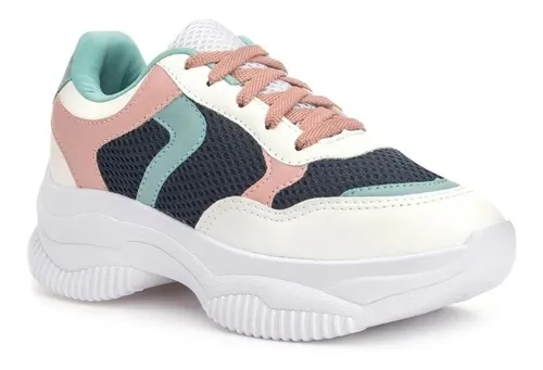 Tenis esportivo feminino colorido sales