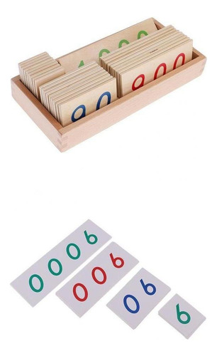 Material De Matemática Montessori: 1-9000 Cartões 1