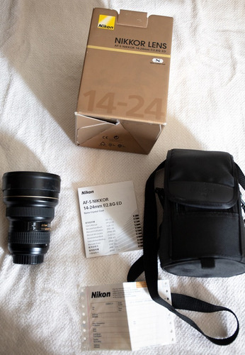 Lente Nikon Af-s Nikkor 14-24mm F / 2.8 G Ed