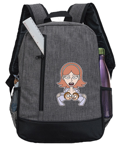 Mochila Escolar Im9 Jessica Rick Y Morty J136