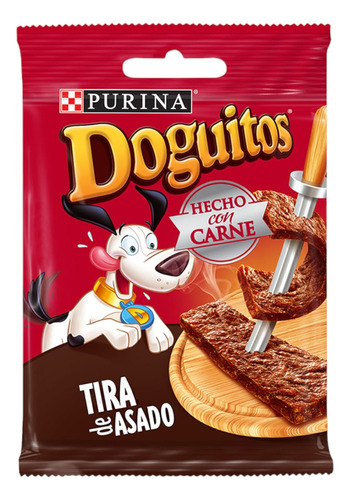 Purina Doguitos Tira De Asado Unidad 65g 