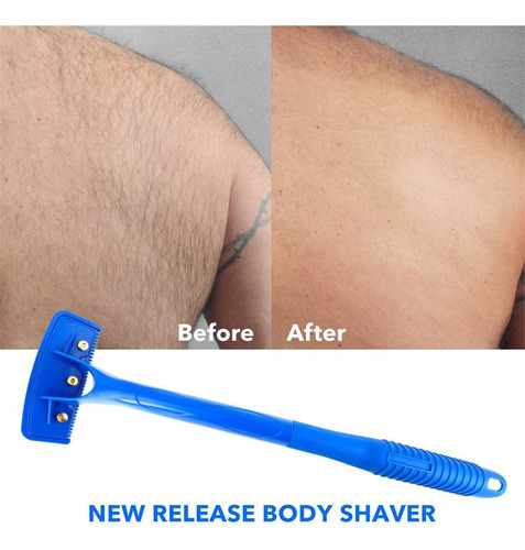 Hombres Manual Espalda Afeitadora De Pelo Trimmer Cuerpo Man