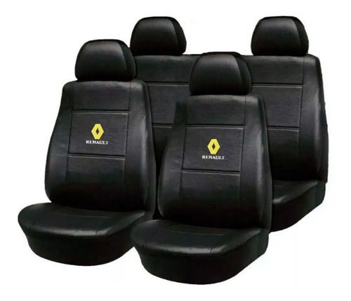 Imagen 1 de 6 de Juego Completo Funda Cubre Asiento Kangoo 1/3-2/3 Cuerina