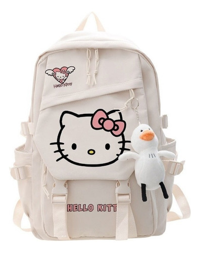 Bolsas De Gran Capacidad Y2k Cute Sanrio Hello Kitty Backpac