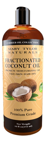 Mary Tylor Naturals Aceite De Coco Fraccionado (16 Onzas), 1