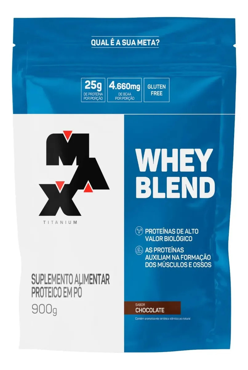 Whey Blend Refil Max Titanium 900 g