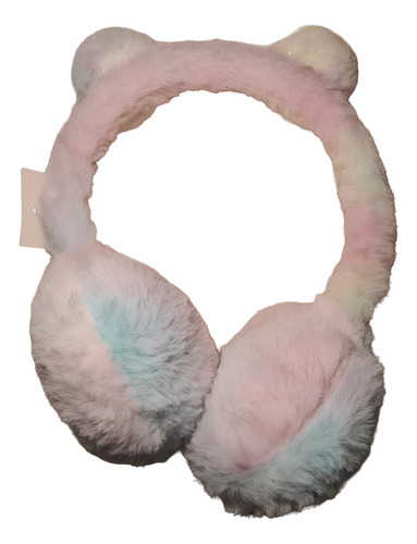 Orejera Vincha Peluche Abrigo Protector Frio Suave Comodo Multicolor Tela De Peluche.