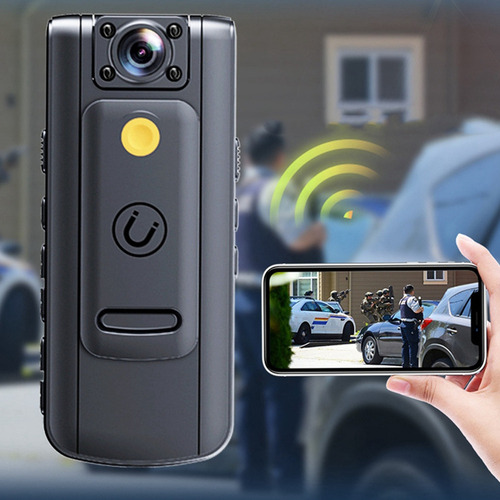 Lj Câmera De Vídeo Digital F7câmera Corporal Hd Grava Áudio