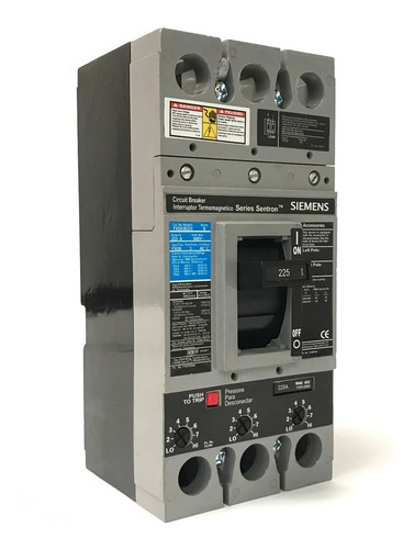 Interruptor Termomagnetico Siemens 3p 225 Fxd63b225