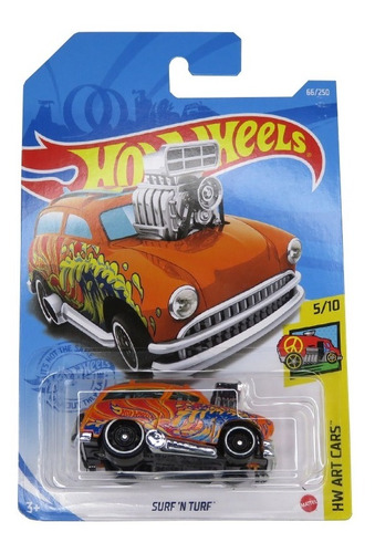 Surf N Turf Orange Art Cars Hot Wheels (66)