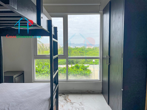 Pacífico Diamante Amarras 201. En Condominio Con Club De Playa. Con Terraza Y Bodega