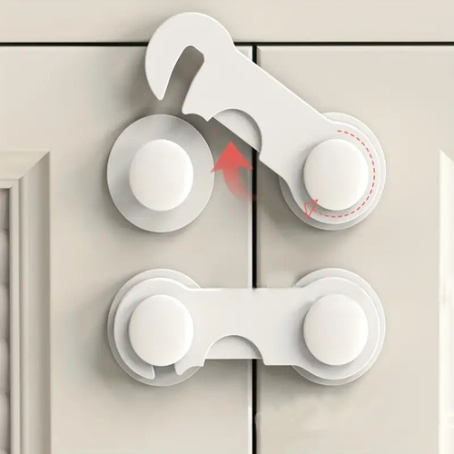 10 Seguros Rigidos De Proteccion Dedo Niños Cajones Puerta