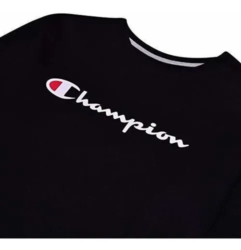 Champion sweater big logo hombre hot sale