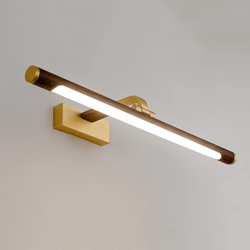 Btsoar Lampara Delantera Espejo Patron Madera Moderno Led :