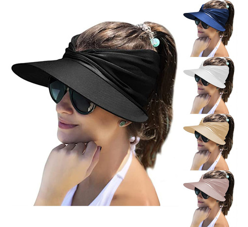 -sombrero De Sol Con Protección Anti-uv Para Mujer, Sombrero