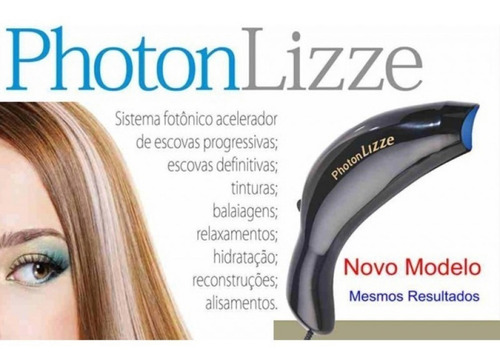 Imagem 8 de 8 de Pistola Photon Lizze Ionizador + 4 Nano Fixer Troia Hair