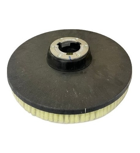 Cepillo Negro 19 Pulgadas Con Alza Para Pulidora De Pisos