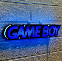 Comprar Cartel Cuadro Luminoso Logo Gameboy Cartel Led