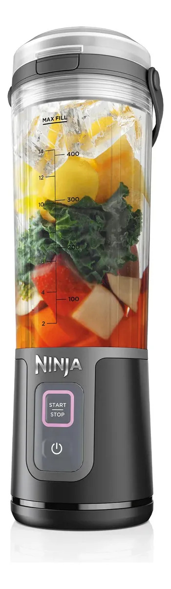 Liquidificador Portátil Ninja Blast Sem Fio Copo 470ml Fácil de Limpar Ideal para Vitaminas Shakes e Bebidas Bivolt