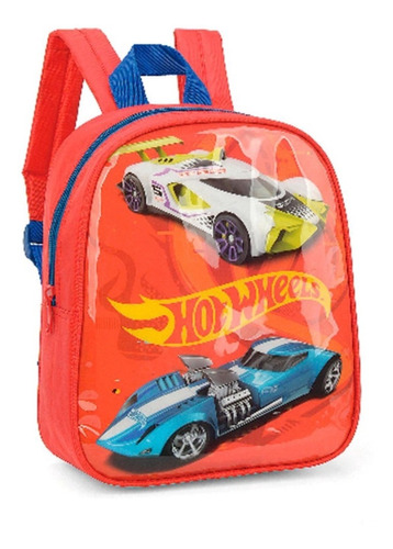 Mini Mochila Costas Hotwheels Vermelha Is37457hw Luxcel