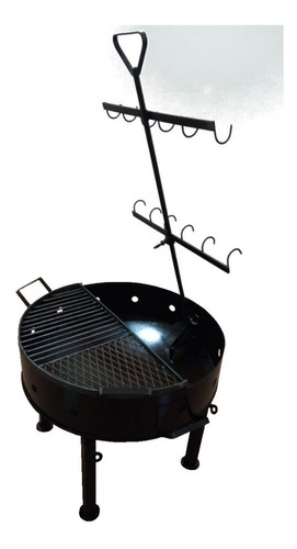 Fogonero 65 Cm Completo + Asador + Parrilla Multifuncion 