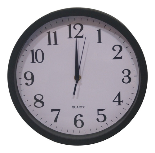 Reloj Pared Clásico Grande 28 Cm Números Hogar Relojes