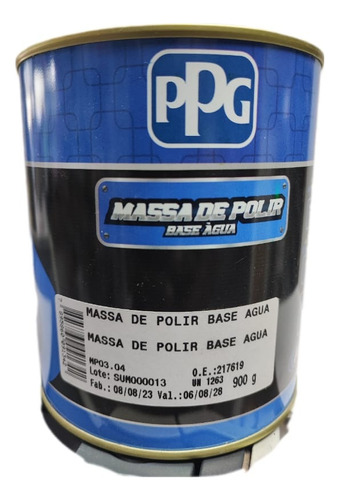 1/4 Gl Pasta De Pulir Ppg Blanca Base Agua