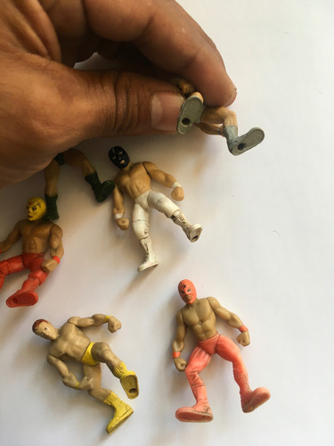 Wwe 6 Micro Figuras Jakks Luchadores Año 2010 (Usado)