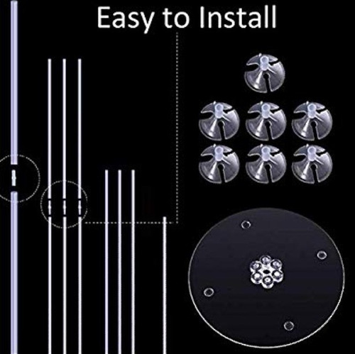 Imagen 10 de 10 de Soportes Para Globos Con Base De Acrílico