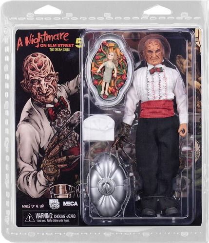  Figuras De Acción Nightmare On Elm Street Chef Freddy- Neca