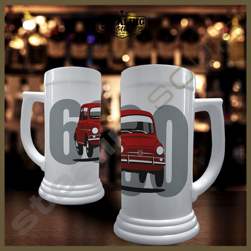 Chopp Plastico Cerveza | Fiat #109 | Abarth 595 Lancia Uno