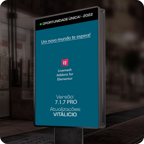 Livemesh Addons Premium + Chave Mundo Inpriv