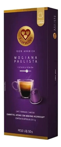 Cápsula Café Mogiana Paulista Tres (nespresso) 10x5g