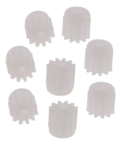 E-outstanding 11-tooth Motor Gear 8pcs Motor Wheel Gear Part