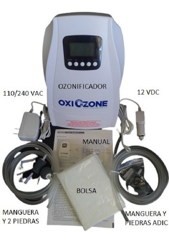 Generador De Ozono Dual Purificador De Aire, Agua Y Más