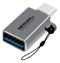 Comprar Adaptador Usb C Macho A Usb 3.0 Hembra Otg Netcom 5gbps